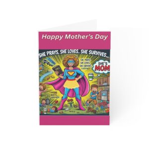 Mother's Day card, with a Funny, humorurs Faith inspiring message, scripture gift, Christian gifts.