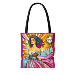 Empowered Woman Tote Bag – Proverbs 31:25 'Clothed in Strength & Dignity' | Christian Faith-Inspired Gift for Her | POP Wealth Collection